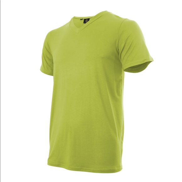 KING NEW YORK, V-NECK T-SHIRT, BRIGHT YELLOW. - Picture 10 of 15